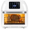 Best Choice Products 16.9qt 1800W 10-in-1 Family Size Air Fryer Countertop Oven, Rotisserie, Dehydrator – White